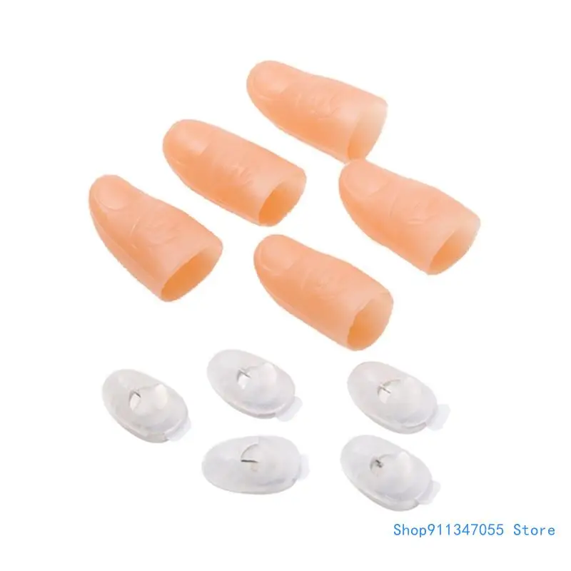 

5 шт. волшебные светящиеся пальцы, игрушки для взрослых, трюки, светильник для пальцев, светильник для больших пальцев, Прямая