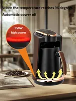 Cafetière électrique brassage thé brassage lait brassage café 250ML tasse unique cafetière turque 550W 3