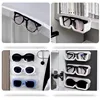 Clear Eyeglasses Sunglasses Storage Rack Glass Display Cabinet Room Decoration Wall Mounted Perforated Free Glasses Storage Box 5
