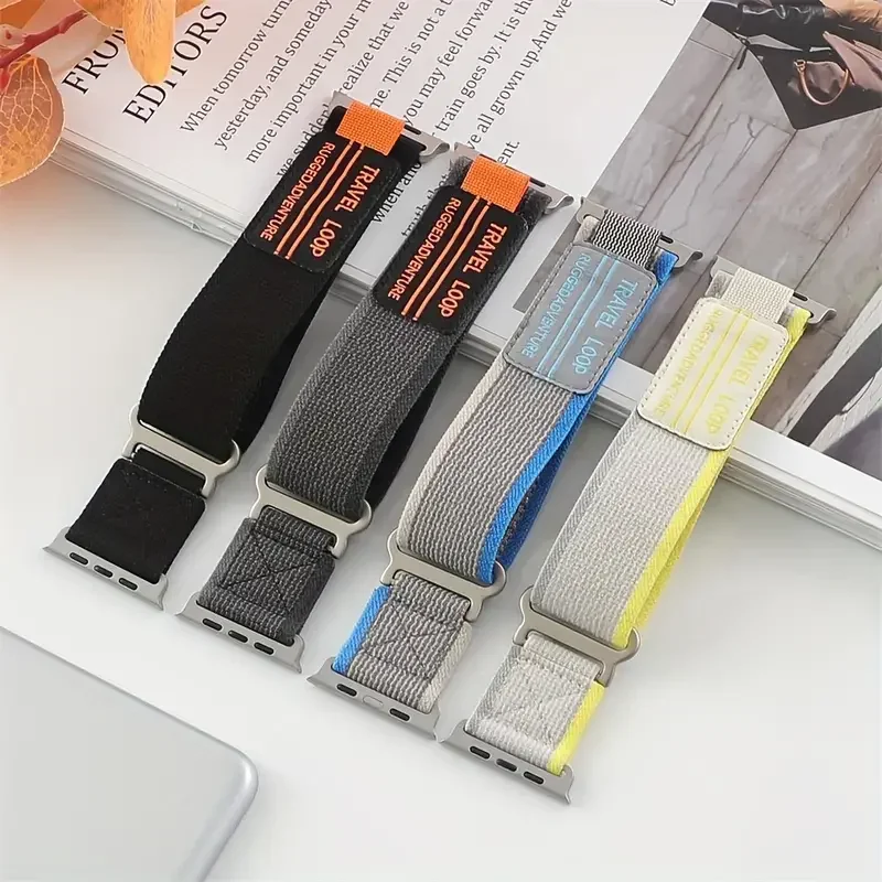 

Trail Loop Strap for Apple Watch Ultra 2 9 8 7 6 5 SE Nylon Sports Bracelet for IWatch 49mm 45mm 41mm 44mm 42mm 40mm 38mm Correa