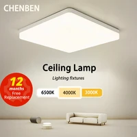 Square Led Ceiling Lights Lustre Chandelier Panel Hanging Lamps For Living Room Kitchen Home Decor Lighting Fixture Ceiling LED 2