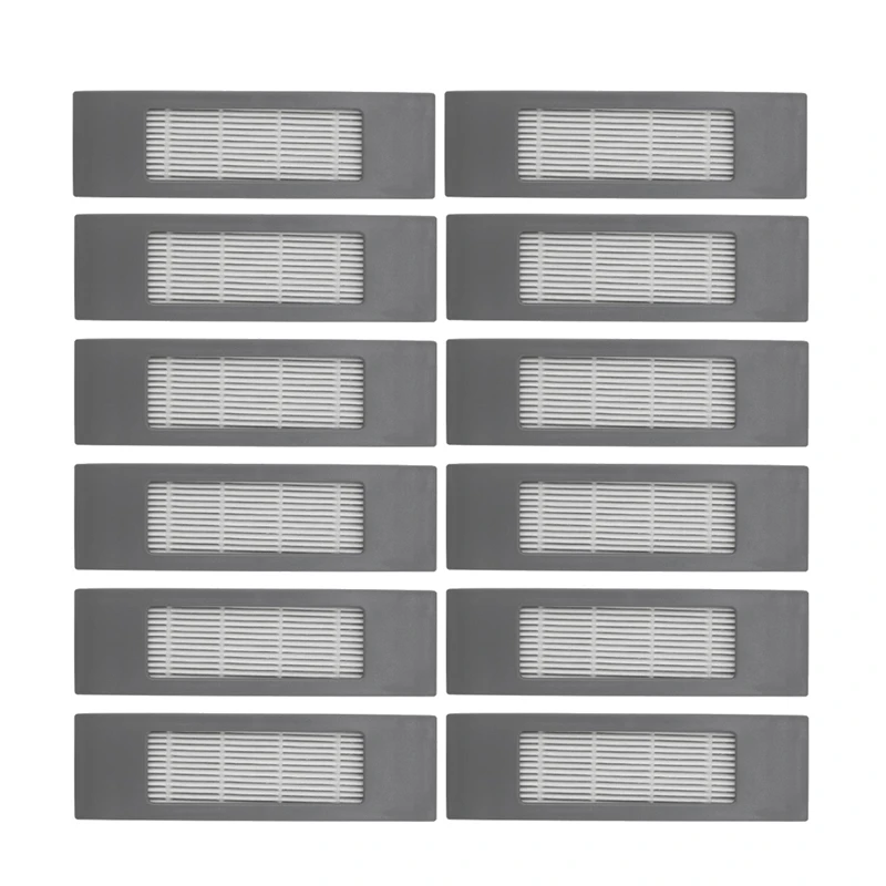 Filter Sets Replacement For Ecovacs Deebot OZMO 920, 950, T5, T8 AIVI Robot Vacuums, 12-Pack