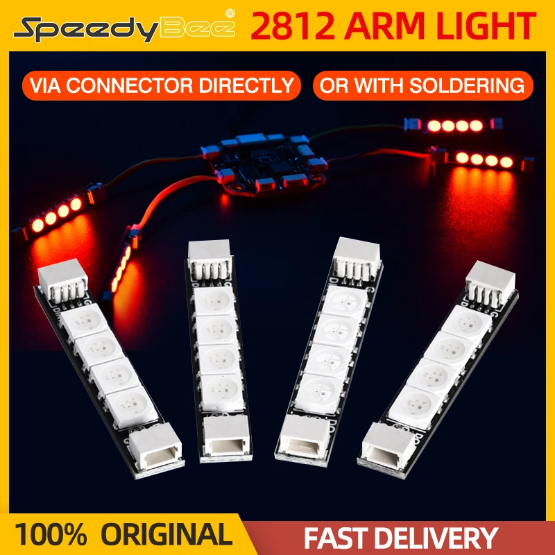 Fpv Racer Led 4PCS SpeedyBee Programable 2812 Arm LED Light Armlight 5V RGB For RC ...