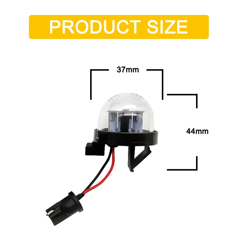 HZZST Éclairage De La Plaque D'immatriculation Pour Grand Vitara Swift Wagon R MC Jimmy JB Alto HA Carry Pickup Baleno Pour Agila White - Feux De Plaque D'immatriculation