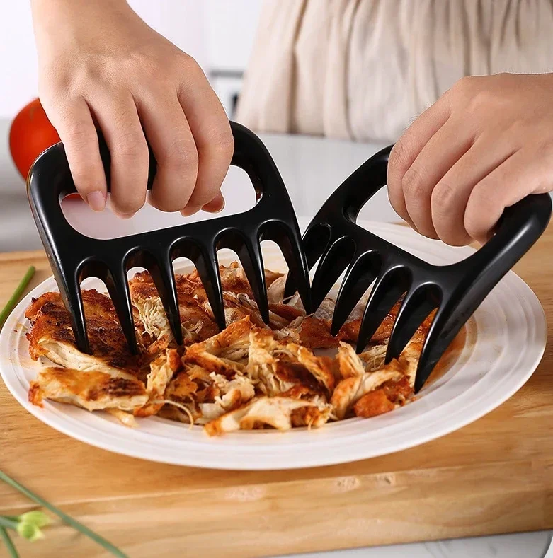 Description Picture 6 of item1/2pcs BBQ Accessories Meat Shredder Strong Pulled Pork Puller BBQ Fork Bear Claw Fruit Vegetable Slicer Cutters Cooking Tools