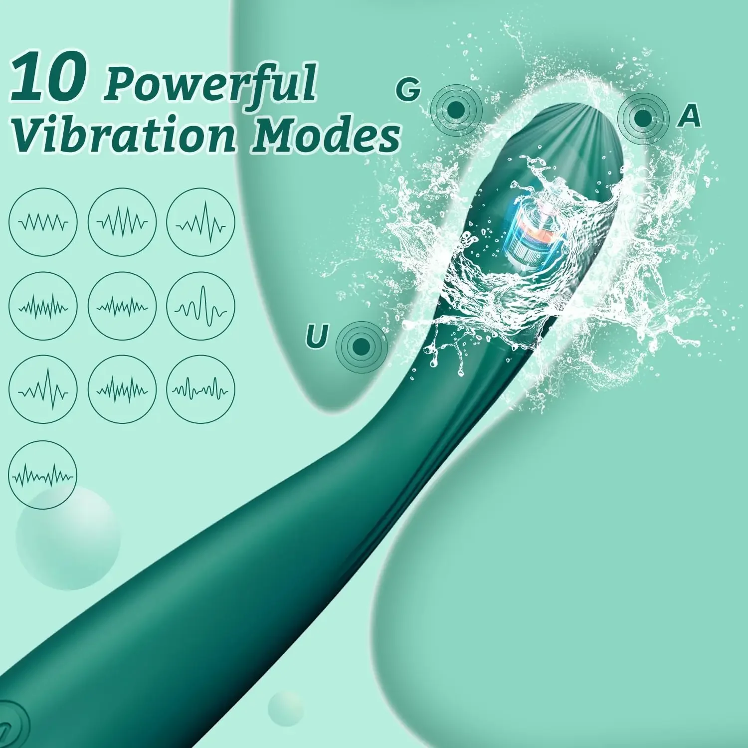 Vaginal Vibrators Finger Vibrator for Women G Spot Clitoris Tits Anal Stimulator Teasing Wand Massager Adult Sex Toys for Couples