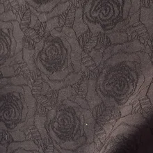  Jacquard Fabric Rayon Cotton By The Meter for Clothing Cheongsam Skirts Sewing Plain Rose Flowers Chinese Cloth Black Blue Drape 