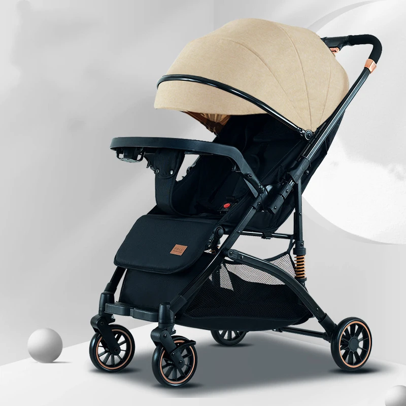 Flagship Edition Baby Stroller Can High Light Folding Shock-absorbing Landscape Divine Tool for Can Sit or Lie Down Portable