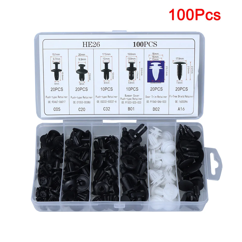 100Pcs Clips