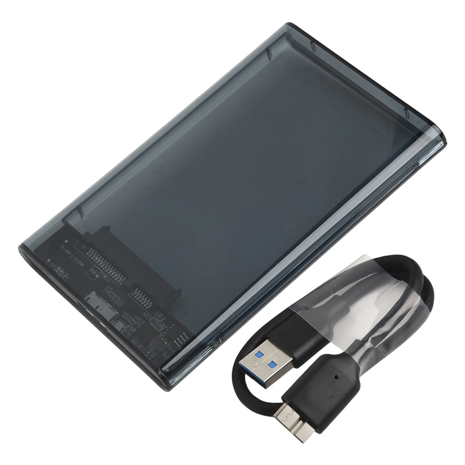 ?   USB 3.0/타입 C HDD 인클로저 2.5인치 SATA SSD 외장 하드 드라이브 케이스 고속 투명 하드디스크 박스 도구