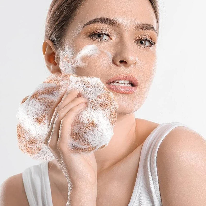 1PC Back Scrubber African Exfoliating Net Sponge Skin Smoother Long Strip African Bath Sponge Exfoliating Mesh Smooth Skin shower scrubber exfoliating scrubber skin exfoliating cloth