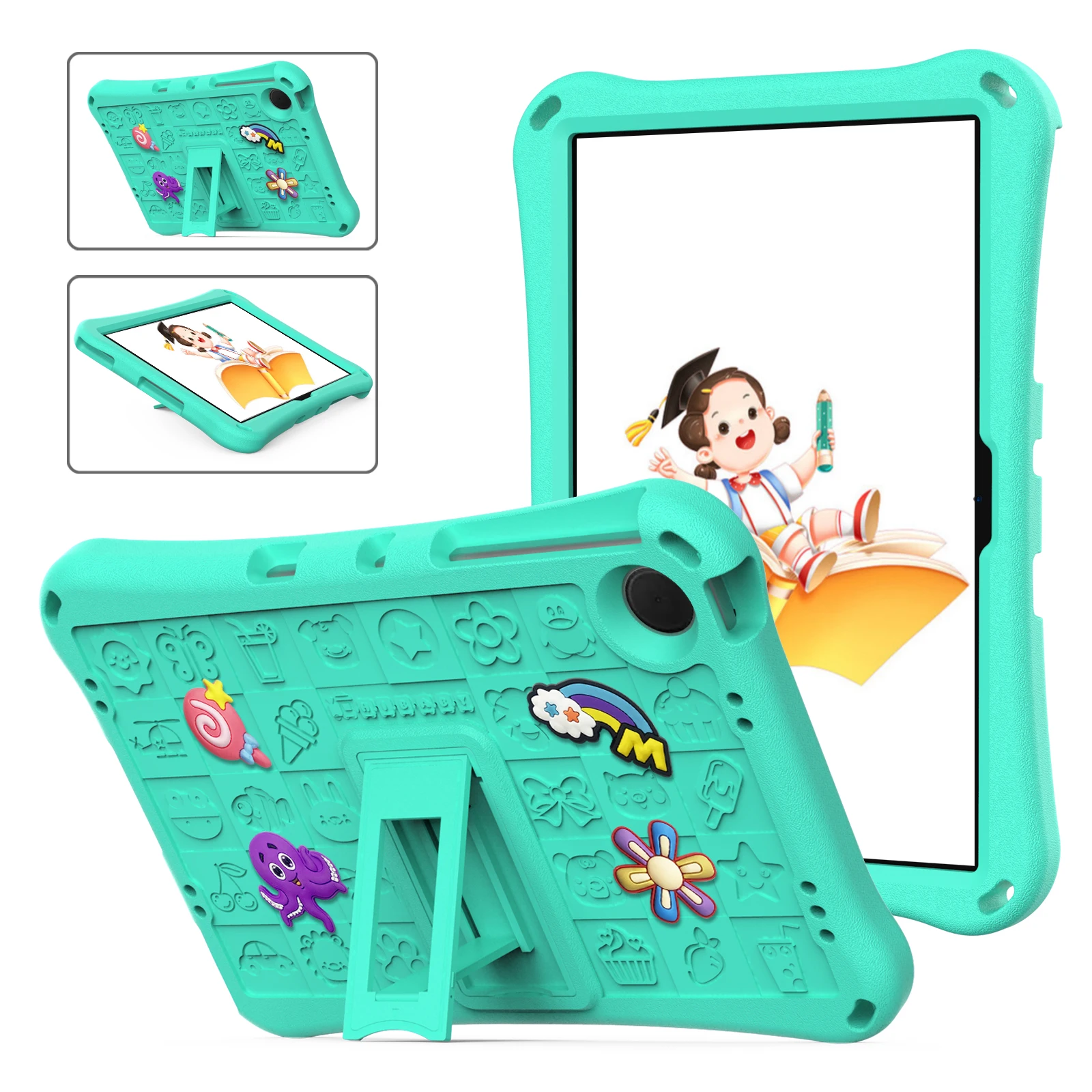 Durable Nontoxic EVA + PC Drop-proof Shockproof Protective Tablet Cover