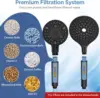 High pressure handheld shower head, adjustable bar - 8 "rain shower head and 10 mode shower head 4
