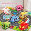 Baby Montessori Soft Car Toy with Map Game Mat Storage Bag Infant Cloth Book Cute Cartoon Sensory Training Toys Toddlers Gifts 1