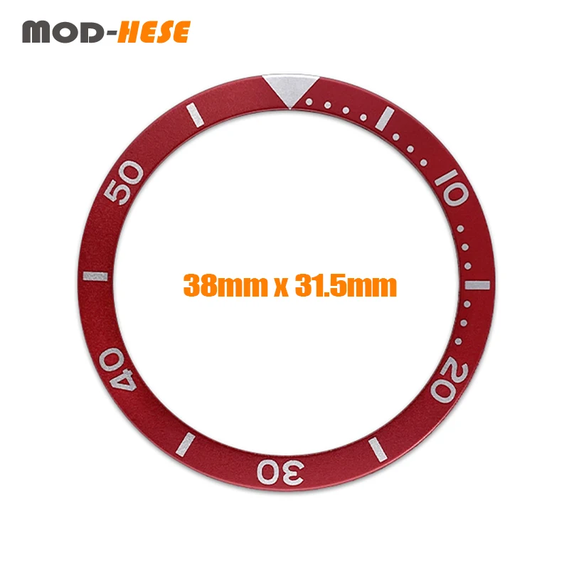 Premium Aluminium Flat Bezel Insert Ring - 38mmx31.5mm
