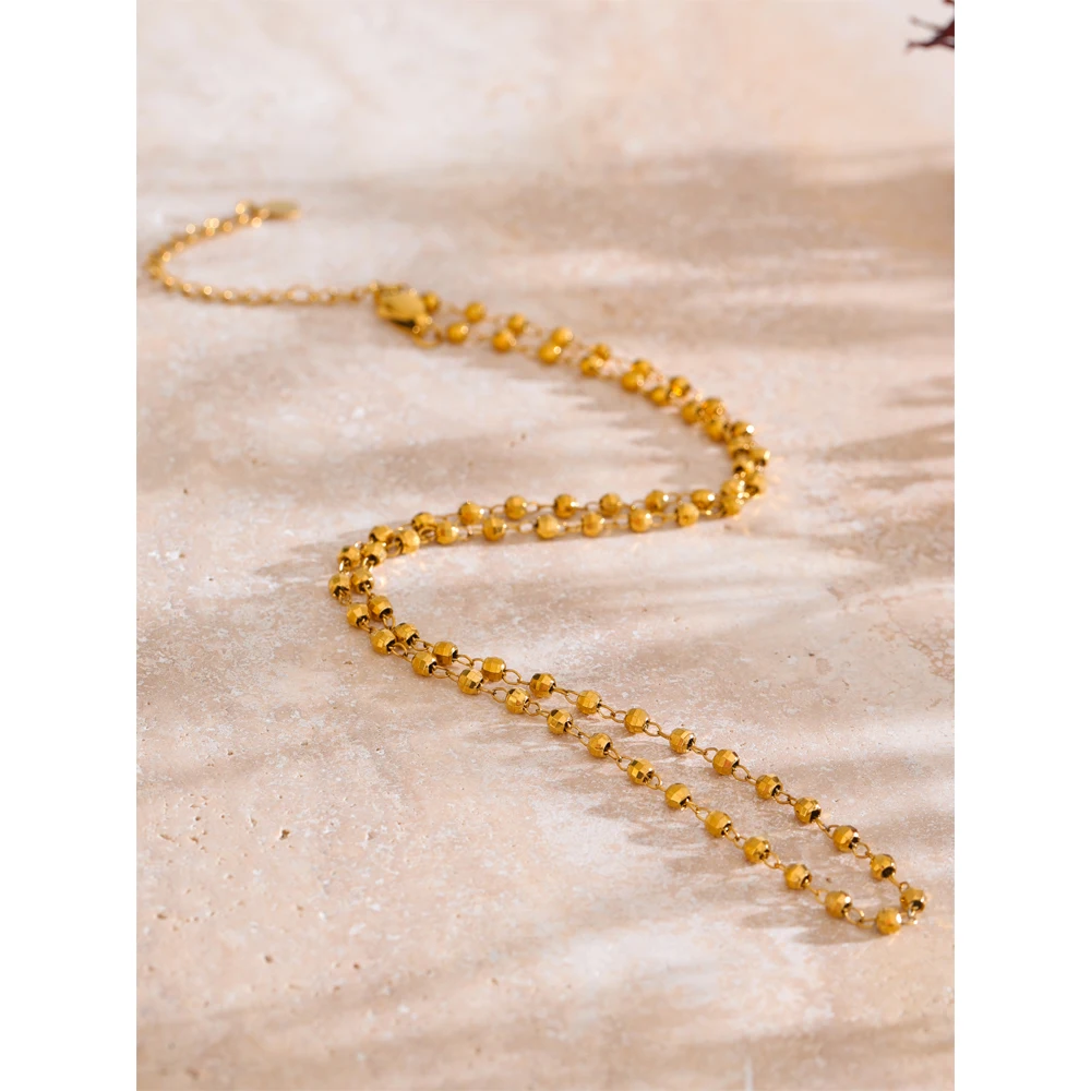 Yhpup Women Necklace 18K Gold Plated