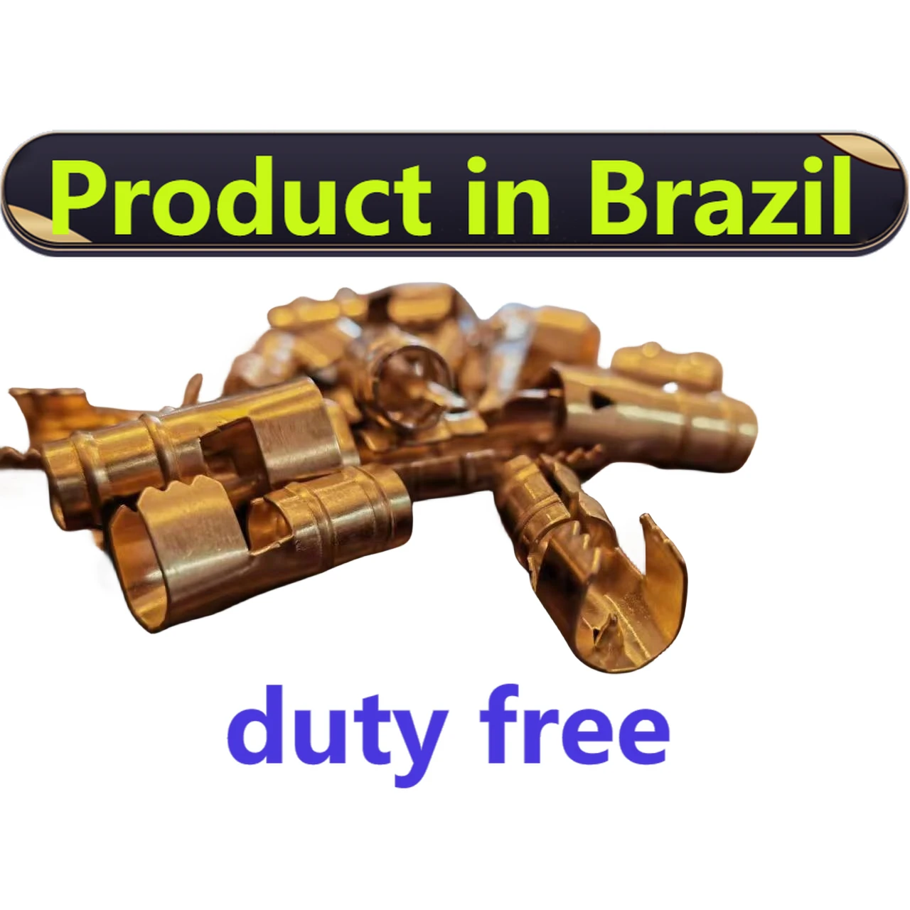 Produto No Brasil 100PCS Transformador De Igni&ccedil;&atilde;o Articula&ccedil;&atilde;o Cobre Articula&ccedil;&atilde;o 4mm 6mm