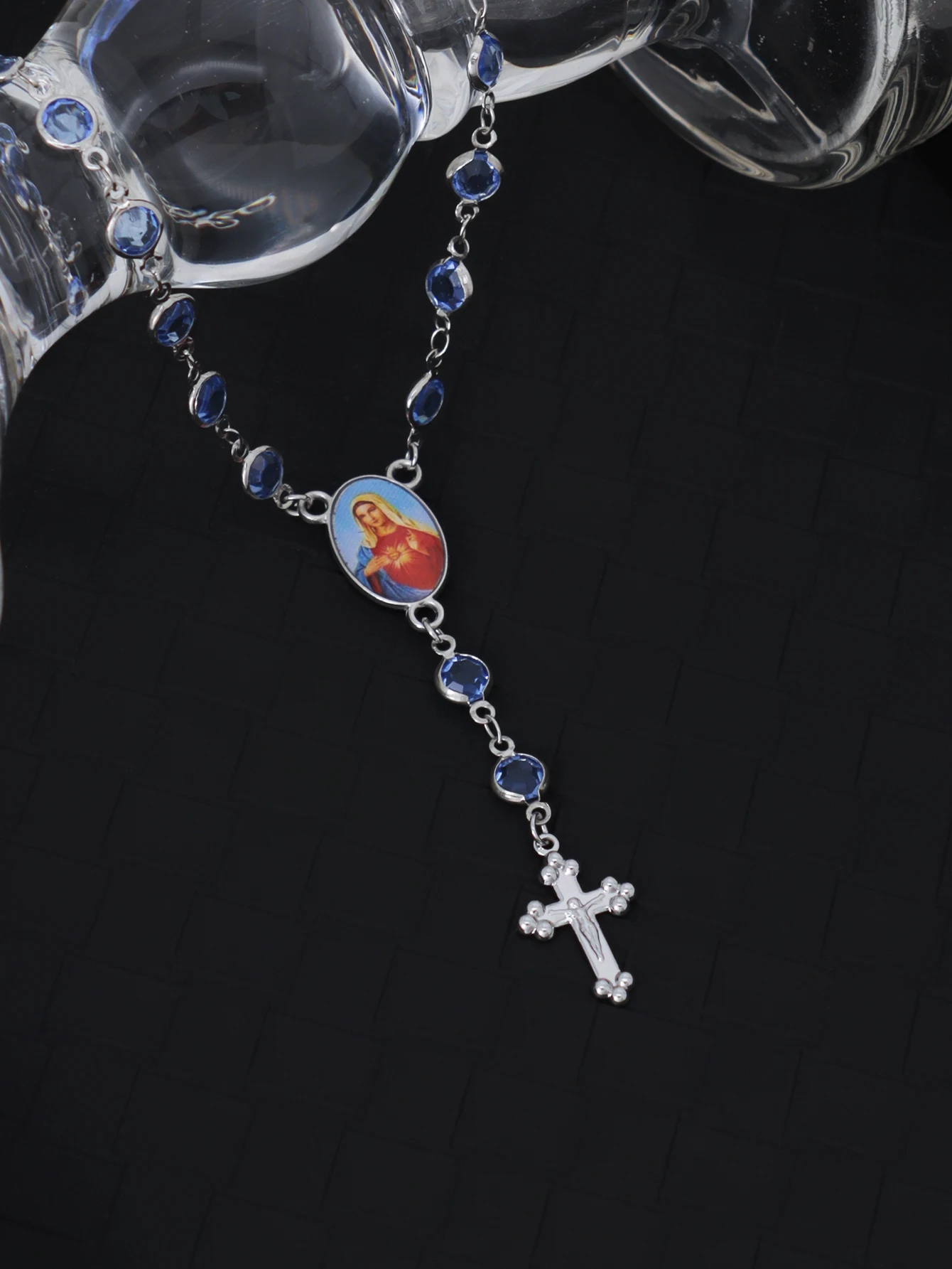 Retro Necklace Women Jewelry Trendy Y-Shaped Choker Cross Pendant