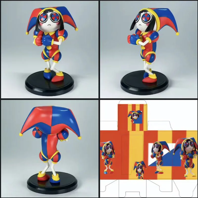 Anime The Amazing Digital Circus Clown Action Figure - Decorative Collectible Ornament