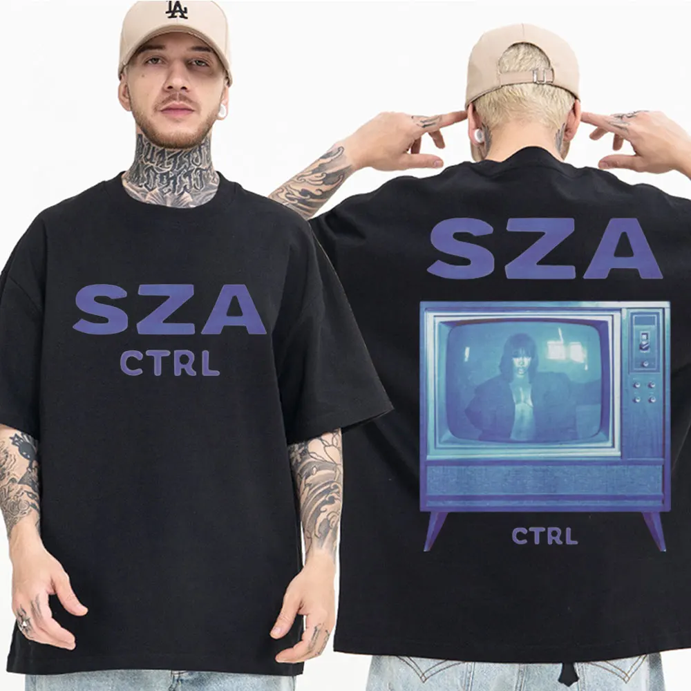 

Singer SZA Music Album Graphic T Shirt Men Women Fashion Vintage Oversized T-shirt Summer Casual Pure Cotton T-shirts Streetwear