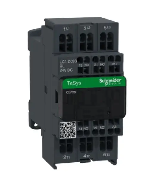 

LC1D093BL TeSys D контактор-3P(3 NO) - AC-3 - = 440 V 9 A - 24 V DC катушка