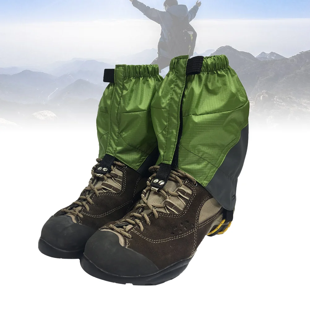 

Low Gaiters Adjustable Nylon Gaiters Hiking Foot Covers Outdoor Waterproof Snow Ankle Gaiters Low Shoe Cover X Cm
