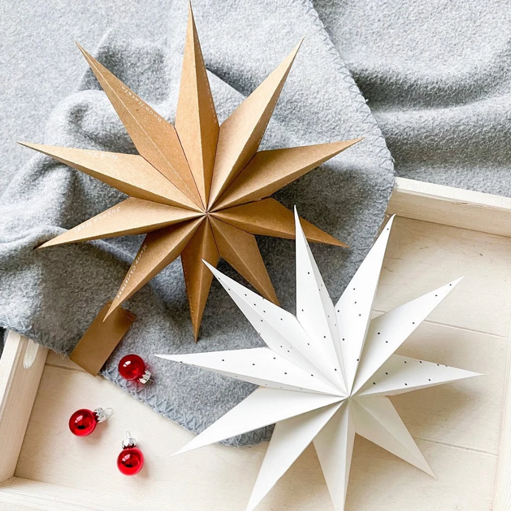 4 Size 3D Folding Stars Creative Metal Cutting Dies For DIY Scrapbooking Paper Photo Album Card Paper Embossing Craft Making New