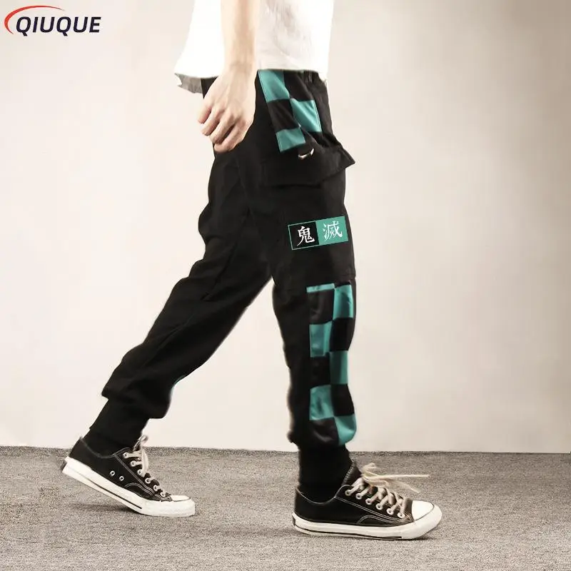 Demon Slayer Cargo Pants Demon Slayer Sweatpants Anime Pants Cargo 