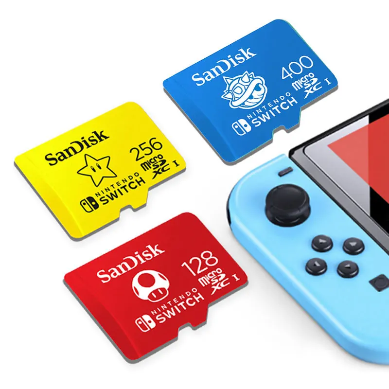Scheda Di Memoria Sandisk Schede Di Memoria Con Licenza Nintendo 128Gb 256Gb 512Gb Per Nintendo Switch Microsdxc Scheda Di Gioco Preferita Ad Alta Vel