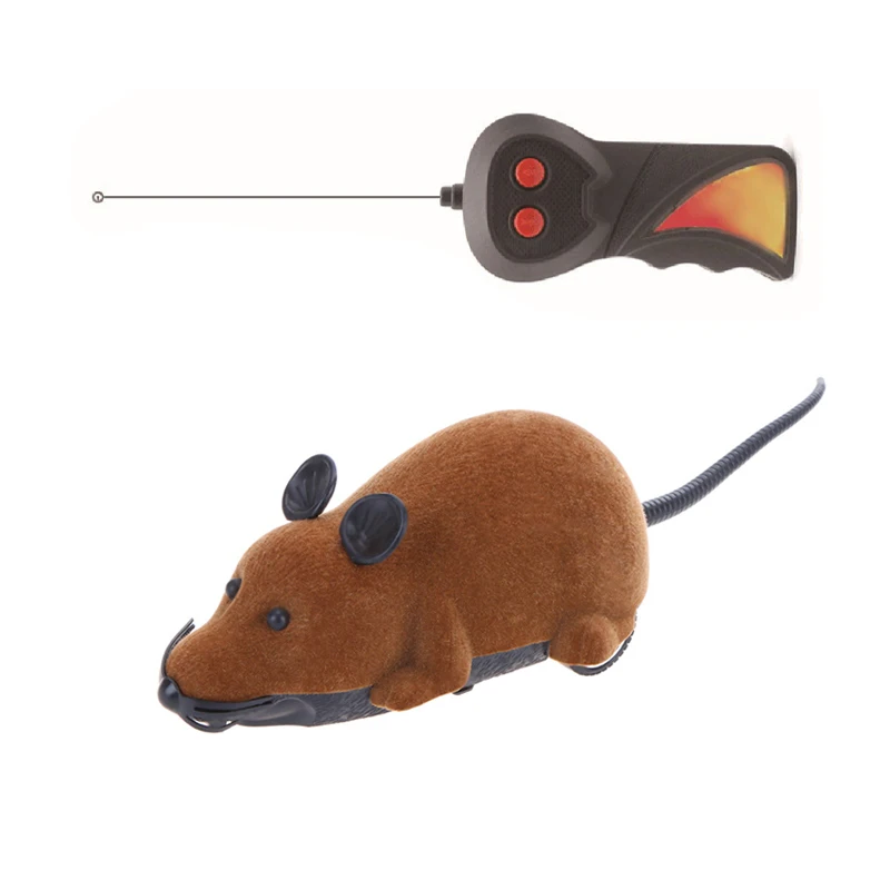 Funny Cat Toy Mouse Wireless Remote Control Simulation Mouse Electric Funny Cat Pet Toy with Remote Control Pet Toys Cat Toys 