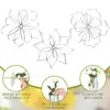 Metal Vase Flower Arranger Grid Floral Stem Holder Multi-holes Bouquet Plant Fixation Flower Frog Iron Floral Arrangement Tool 1