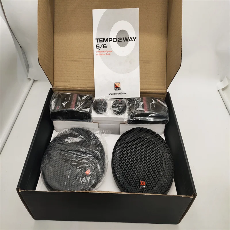 1 Set Morel Tempo Ultra Car Speaker 2-Way 5 inch Component System 110W 4 Ohm Car Audio Made In Israel