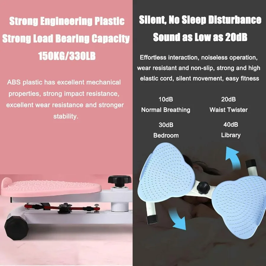 Waist Twisting Machine Twist Board for Abs Training, Legs, Buttocks, Hip Exercise, Handles, Waist Sculptor Machine Twiister for