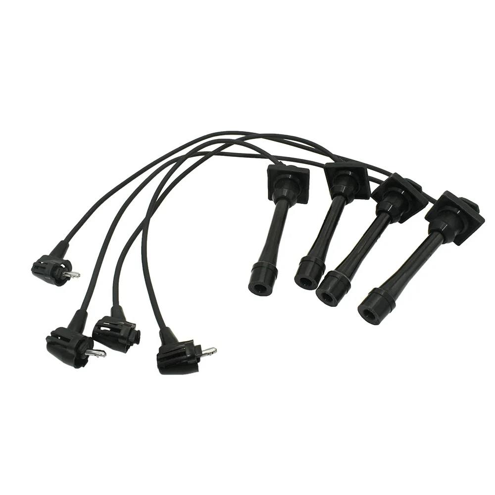 Spark Plugs Ignition Cable 90919-22327 9091922327 For Toyota Corolla 1.6L 1.8L 1993-1997 4X spark plugs ignition cable