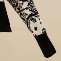 Geometric Knitted Soft Diamonds Beading Vintage O-Neck Women's Sweater Korean Fashion Jumpers Female Short Pullovers Chic Tops - Image 6