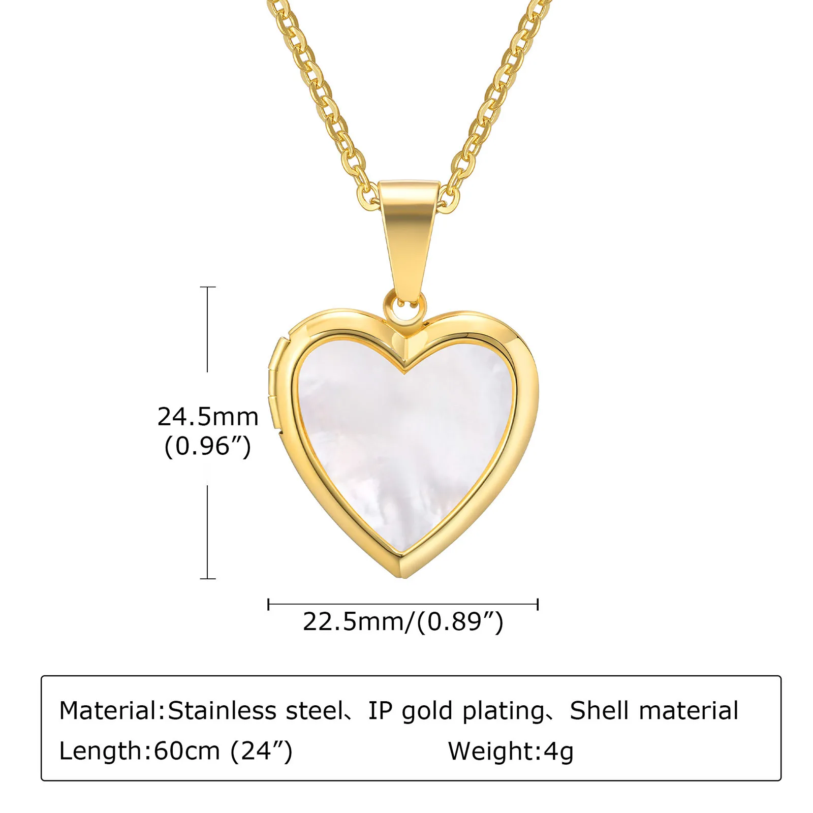 Simple Heart Dainty Layered Necklace – Bling Box