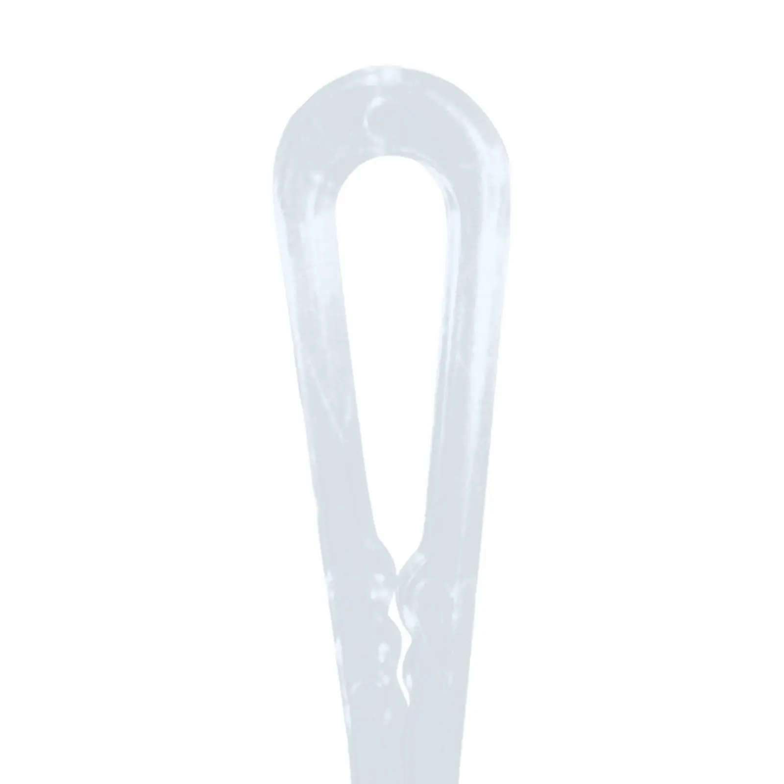 100Pack U Shape Clear Durable Plastic Alligator Clips Shirts Folding Ties Socks Pants Hold Garments in Place