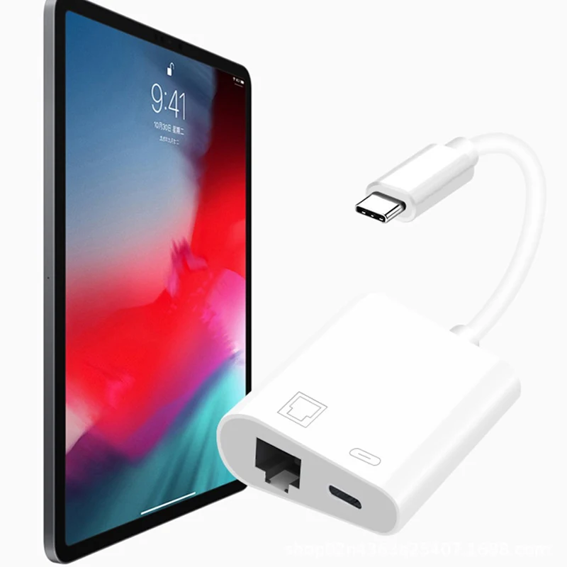 

Разветвитель Ethernet Сетевая карта Тип C к порту RJ45 PD зарядка сетевой преобразователь для сотового телефона адаптер со стабильным соединением