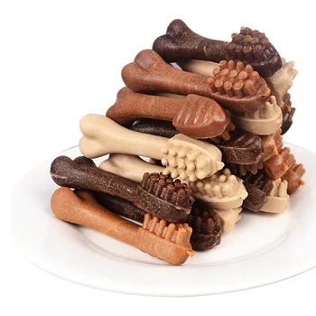 30 Pcs/lot Pet Dogs Snacks Molar Sticks Toothbrush Bone Design for Removing Oral Odor Cleaning Teeth Fit for Dogs Above 5