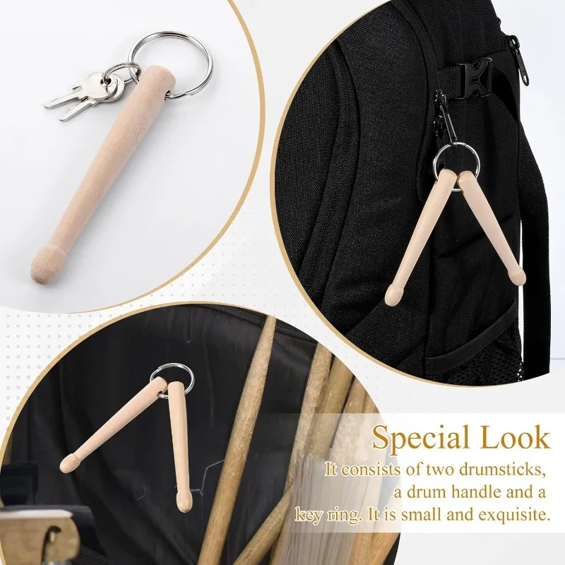 Mini Drum Stick Wooden Set for Tuning Drums, Equipped with One or Two Drum Sticks and Mini Drum Gear Striking Accessories