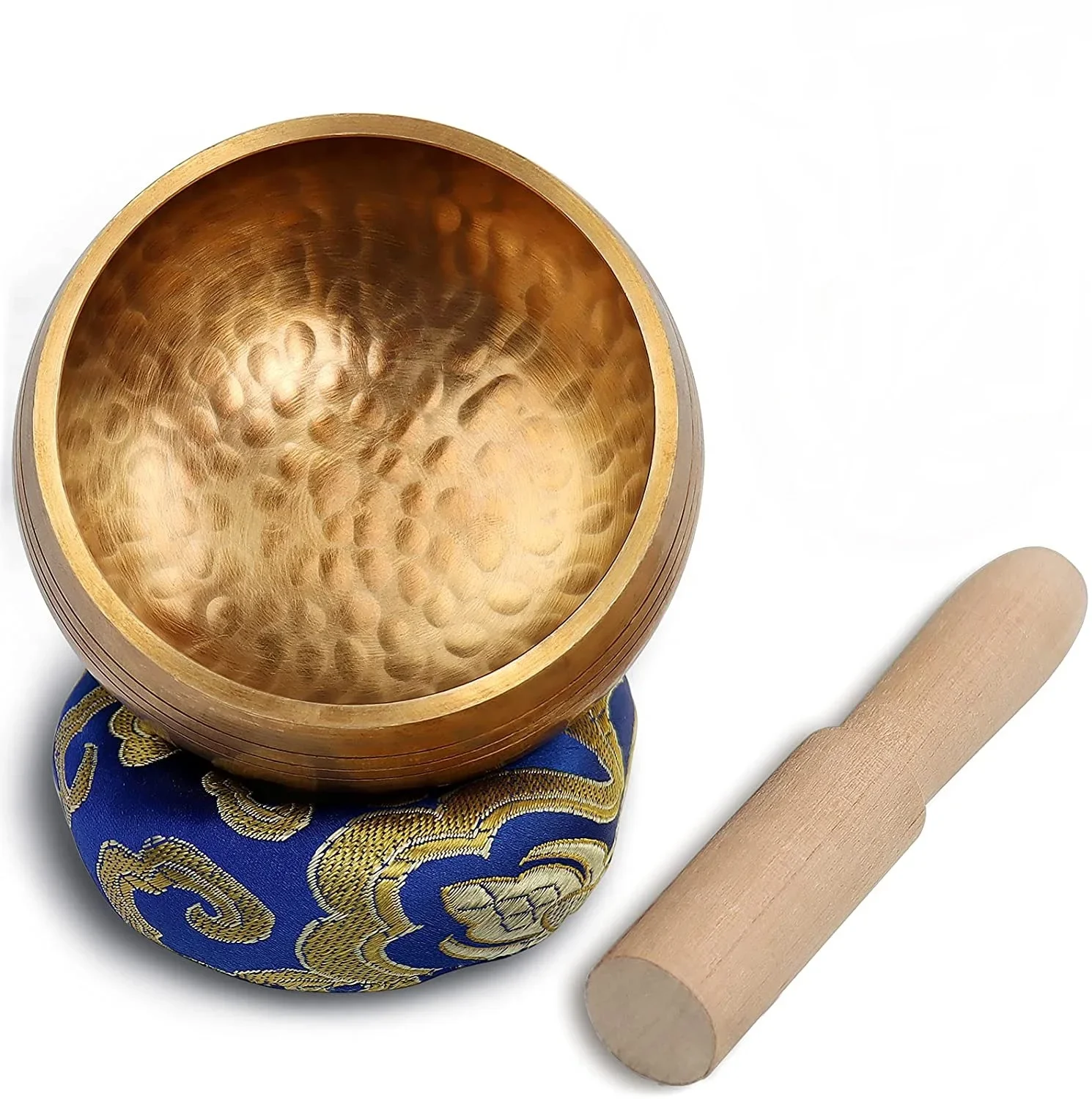 Nepal Buddhist  Handmade Tibetan Bowl for Meditation Yoga Sound healing Spiritual Scared Ritual Singing Bowl Set Feng Shui 3