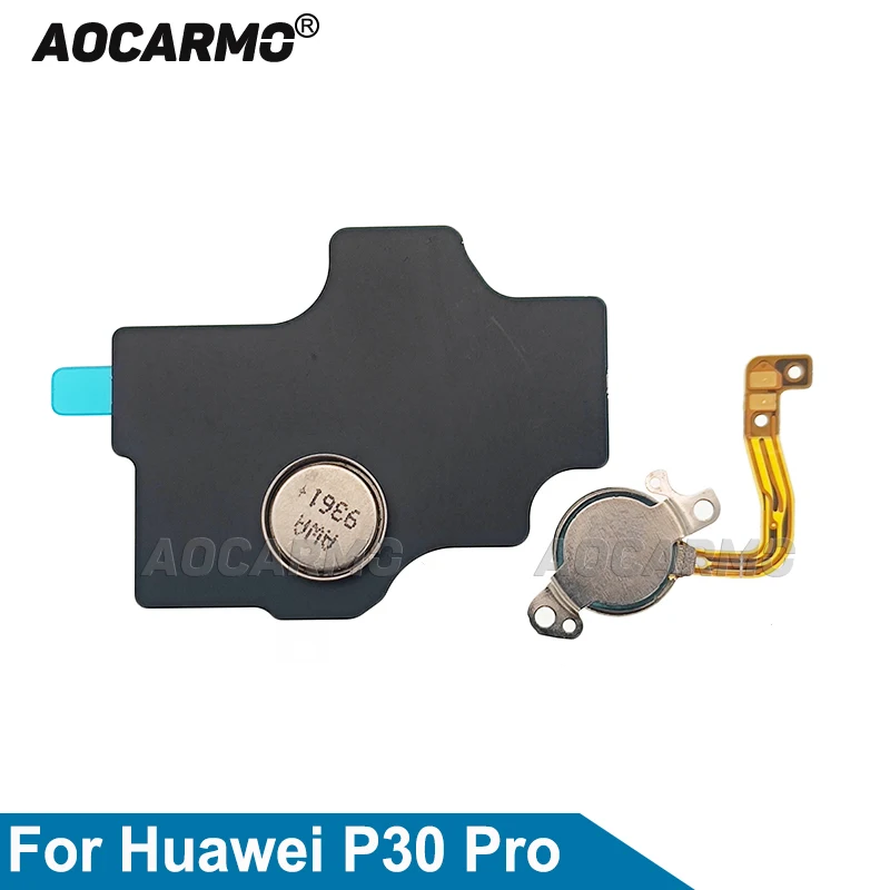 

Наушники Aocarmo для Huawei P30 Pro Top, динамик, громкоговоритель, звонок, магнитный черный металлический лист, запасные части