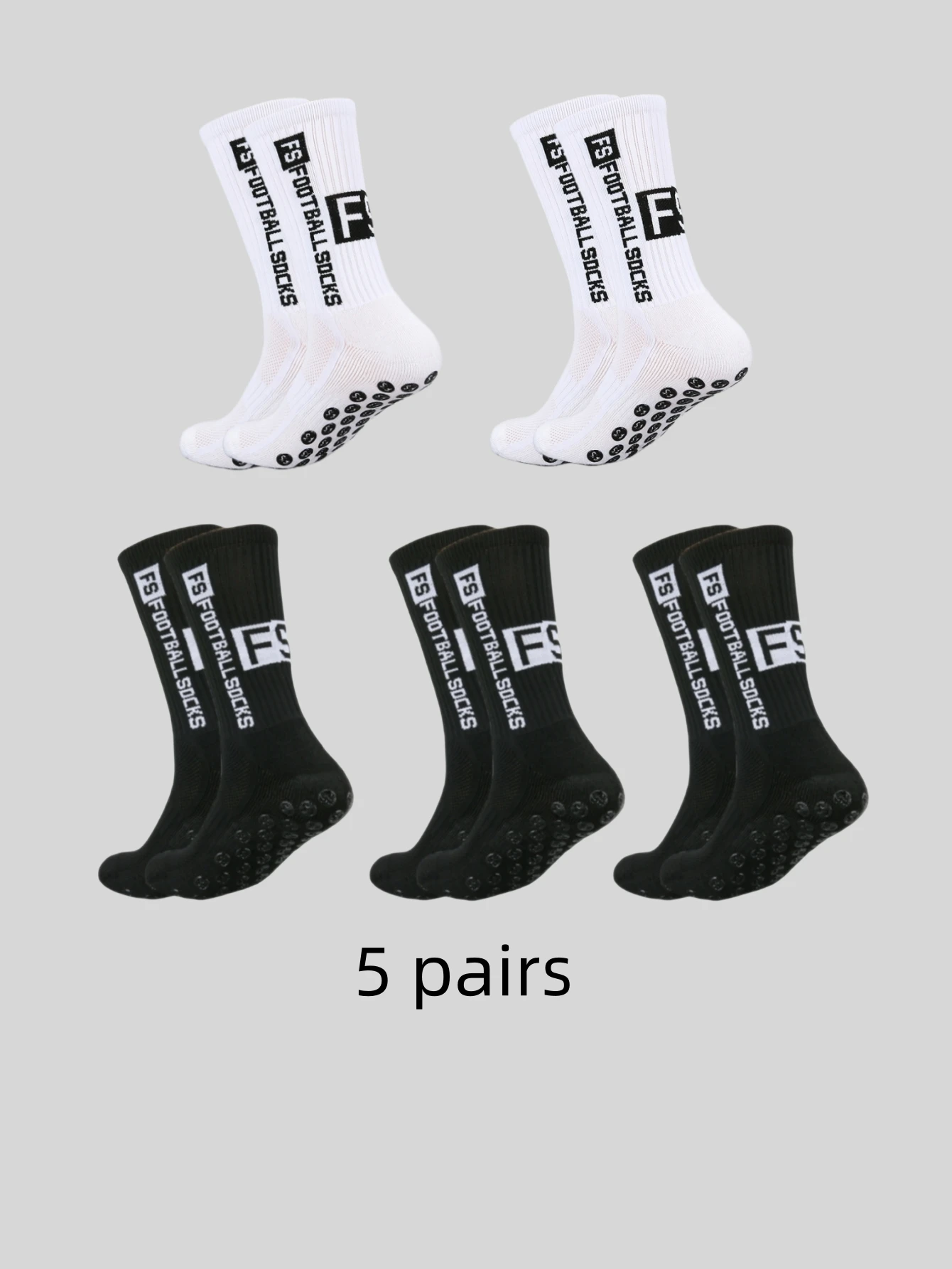 5 pairs of sports socks 6