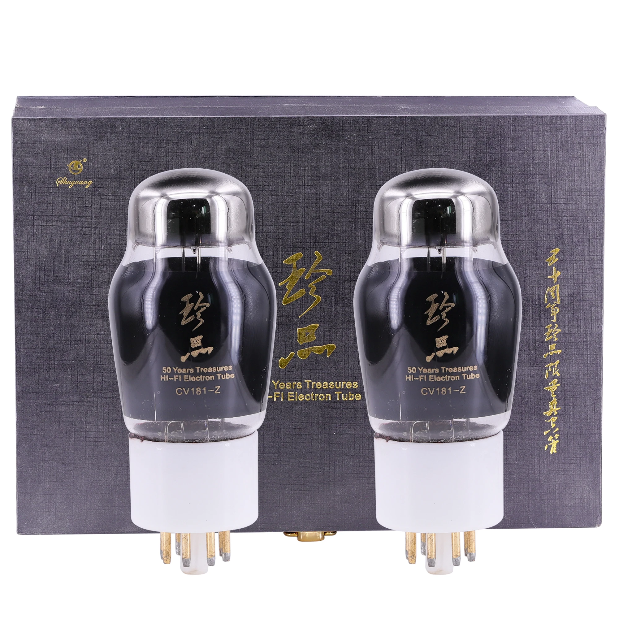 

Matched Pair SHUGUANG CV181-Z Vacuum Tube 50 Years Treasures For CV181 6N8P 6H8C 6SN7 Tube Vintage Hifi Audio Amplifier DIY