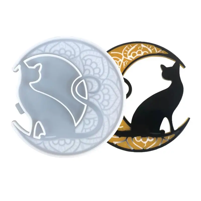 

Форма в форме полумесяца, кошки, смолы, форма в форме литья, форма в форме полумесяца, кошки, подвески «сделай сам», силиконовая форма для литья, украшения