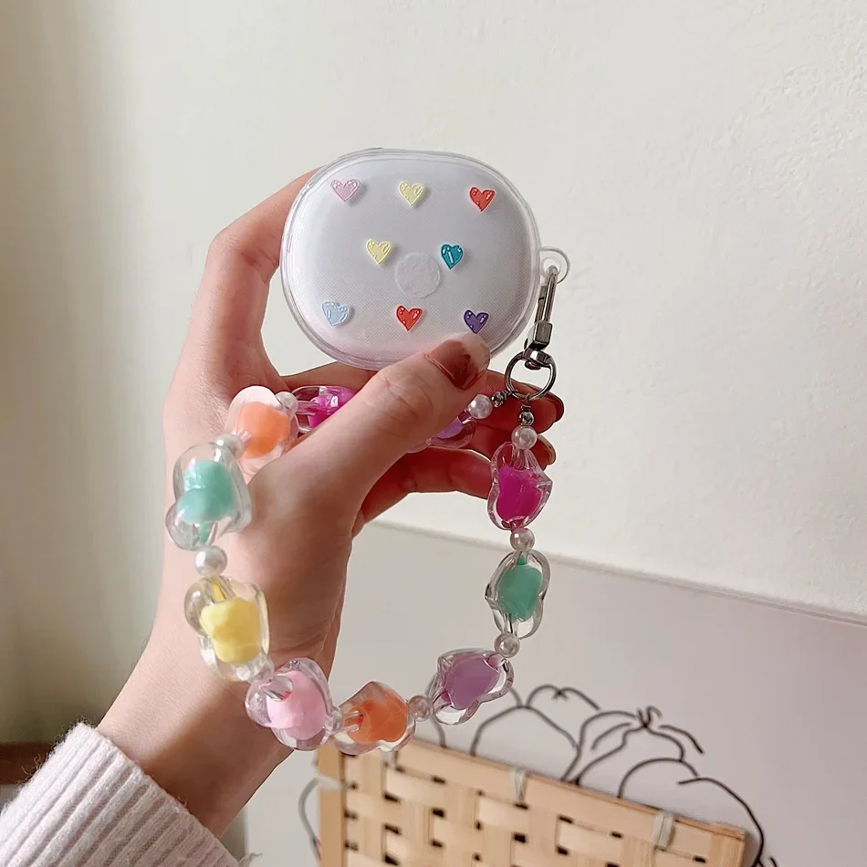 Per Xiaomi Redmi Buds 4 Lite Custodia Colorata Fiore Trasparente Silicone Tpu Auricolare Cover Redmi Buds4 Lite Cover Coque