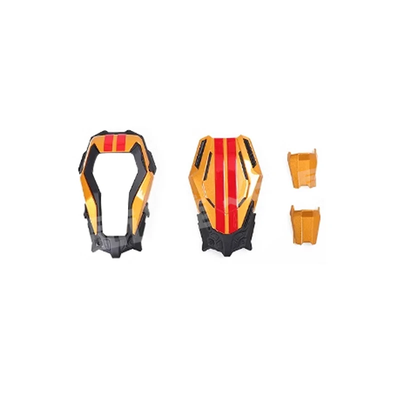 QHCP 자동차 키 케이스 커버, ABS 자동차 키 쉘 거치대 키백, 포드 시리즈 머스탱 F150 랩터 브롱코용, 3 버튼 4 버튼 키백
