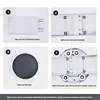 Lazy Susans Revolution Tray Expandable Portable Tabletop Rotating Serving Tray For Kitchen Dining Table 4