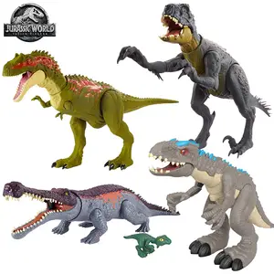 Jurássico mundo acampamento cretáceo rugido ataque ceratosaurus dinossauro  com greve sons ação brinquedo para crianças presente de aniversário gwd07