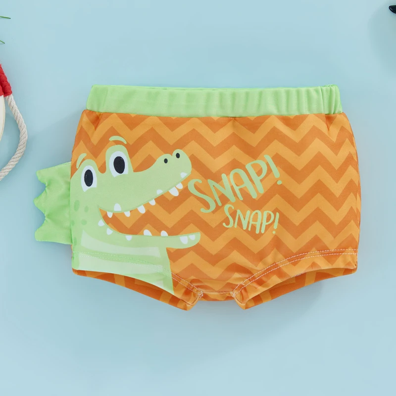 0-3Y Baby Boys Swim Shorts Shark Print Stretch Quick Dry Swimsuits Toddler Swim Trunks Kids Bathing Suits